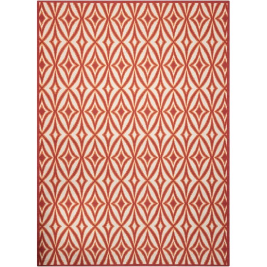 Waverly Sun N' Shade SND19 Area Rug, Campari, 10' x 13'