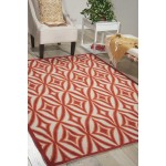 Waverly Sun N' Shade SND19 Area Rug, Campari, 5'3" x 7'5"