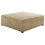 ACME Vassenia Modular - Cocktail Ottoman, 2-Tone Latte Chenille