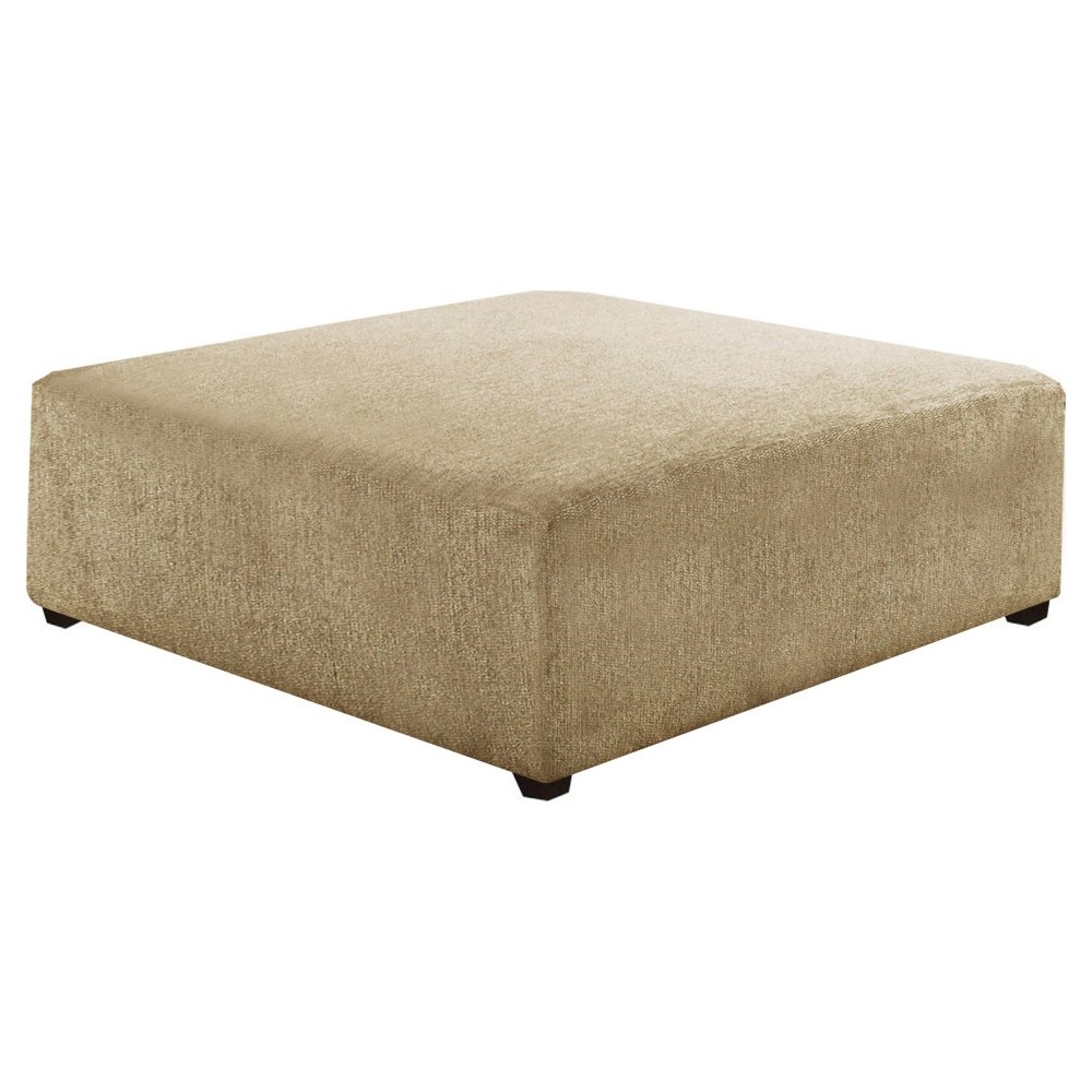 ACME Vassenia Modular - Cocktail Ottoman, 2-Tone Latte Chenille