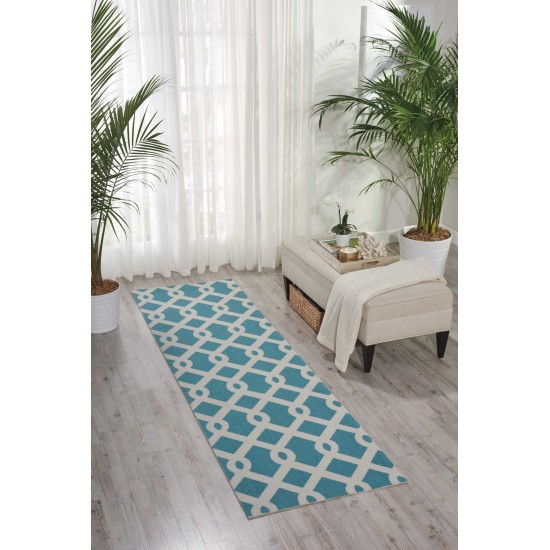 Waverly Sun N' Shade SND20 Runner Rug, Poolside, 2'3" x 8'