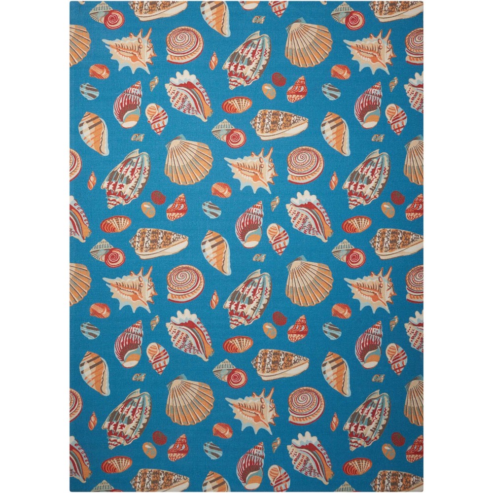 Waverly Sun N' Shade SND22 Area Rug, Azure, 7'9" x 10'10" Waverly Sun N' Shade SND22 Area Rug, Azure, 7'9" x 10'10"