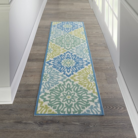 Waverly Sun N' Shade SND23 Runner Rug, Marine, 2'3" x 8'