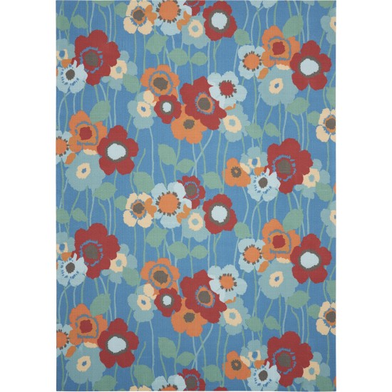 Waverly Sun N' Shade SND27 Area Rug, Bluebell, 10' x 13'