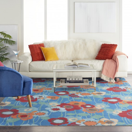 Waverly Sun N' Shade SND27 Area Rug, Bluebell, 10' x 13'