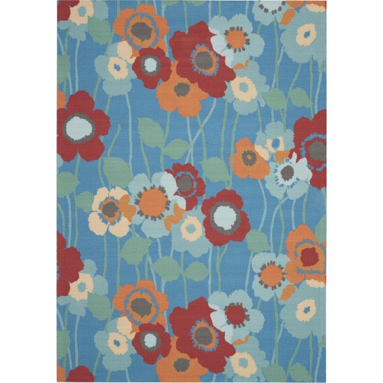 Waverly Sun N' Shade SND27 Area Rug, Bluebell, 4'3" x 6'3"