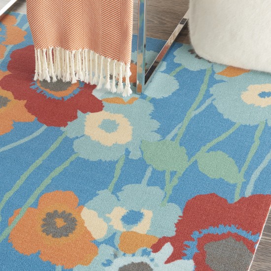 Waverly Sun N' Shade SND27 Area Rug, Bluebell, 4'3" x 6'3"