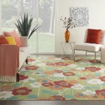 Waverly Sun N' Shade SND27 Area Rug, Seaglass, 10' x 13'