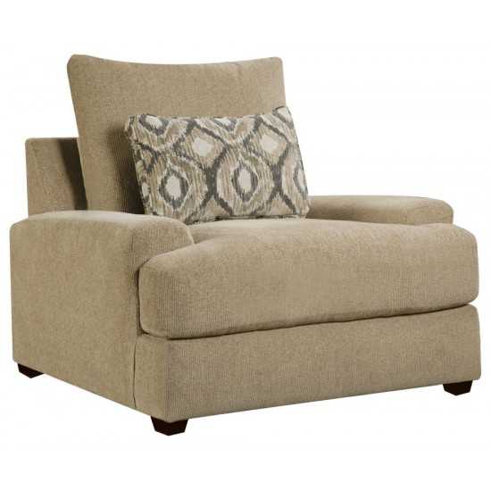 ACME Vassenia Chair, 2-Tone Latte Chenille