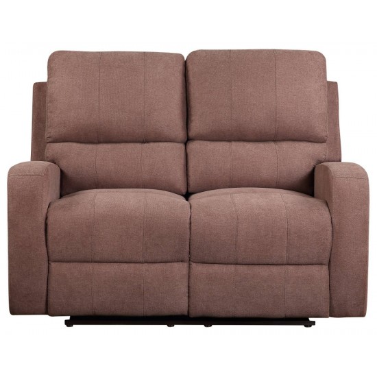 ACME Livino Loveseat (Motion), Brown Fabric