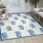 Waverly Sun N' Shade SND49 Area Rug, Ivory, 5'3" x 7'5"