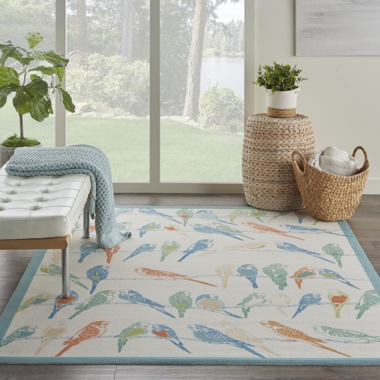 Waverly Sun N' Shade SND52 Area Rug, Multicolor, 4'3" x 6'3"