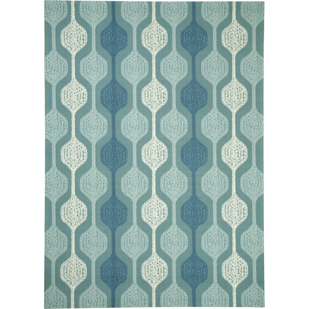 Waverly Sun N' Shade SND70 Indoor/Outdoor Area Rug, Aqua, 10' x 13' Waverly Sun N' Shade SND70 Indoor/Outdoor Area Rug, Aqua, 10' x 13'