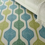 Waverly Sun N' Shade SND70 Indoor/Outdoor Area Rug, Ivory/Aqua, 10' x 13'