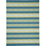 Waverly Sun N' Shade SND71 Indoor/Outdoor Area Rug, Green/Teal, 7'9" x 10'10"