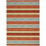 Waverly Sun N' Shade SND71 Area Rug, Orange, 5'3" x 7'5"