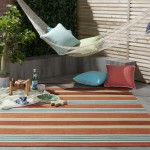 Waverly Sun N' Shade SND71 Area Rug, Orange, 5'3" x 7'5"
