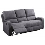 ACME Livino Sofa (Motion), Gray Fabric