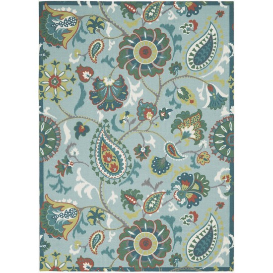 Waverly Sun N' Shade SND73 Area Rug, Light Blue, 5'3" x 7'5"