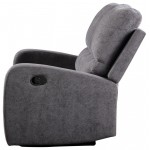 ACME Livino Loveseat (Motion), Gray Fabric