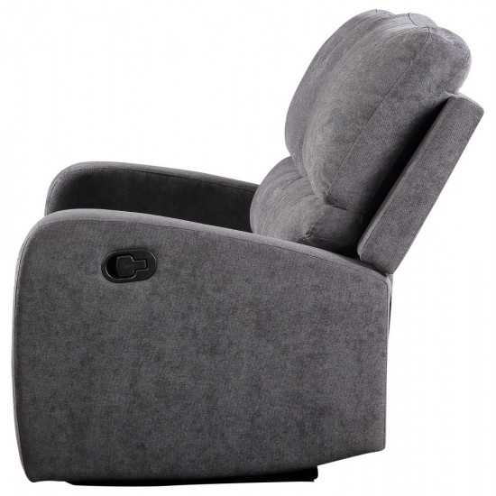 ACME Livino Loveseat (Motion), Gray Fabric