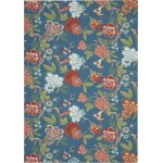 Waverly Sun N' Shade SND82 Area Rug, Blue/Multicolor, 7'9" x 10'10"