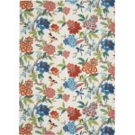 Waverly Sun N' Shade SND82 Area Rug, Ivory/Multicolor, 10' x 13'