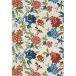 Waverly Sun N' Shade SND82 Area Rug, Ivory/Multicolor, 5'3" x 7'5"