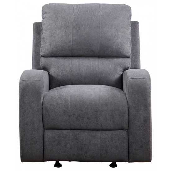 ACME Livino Recliner, Gray Fabric