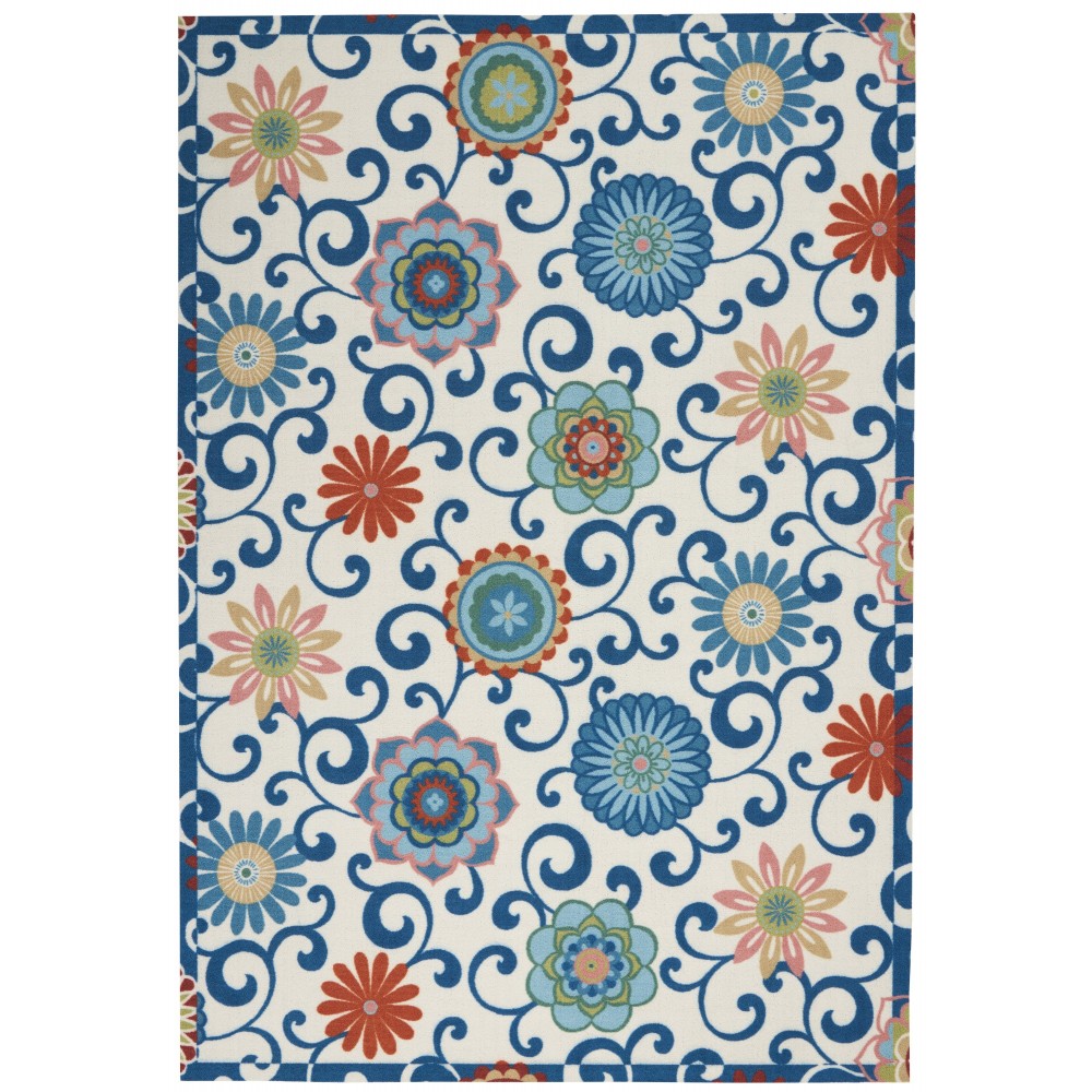 Waverly Sun N' Shade SND84 Area Rug, Ivory/Multicolor, 4'3" x 6'3" Waverly Sun N' Shade SND84 Area Rug, Ivory/Multicolor, 4'3" x 6'3"