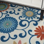 Waverly Sun N' Shade SND84 Area Rug, Ivory/Multicolor, 4'3" x 6'3"