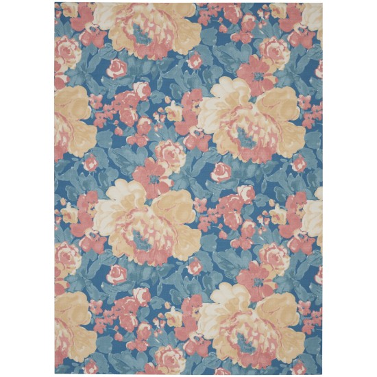 Waverly Sun N' Shade SND85 Area Rug, Blue, 10' x 13'