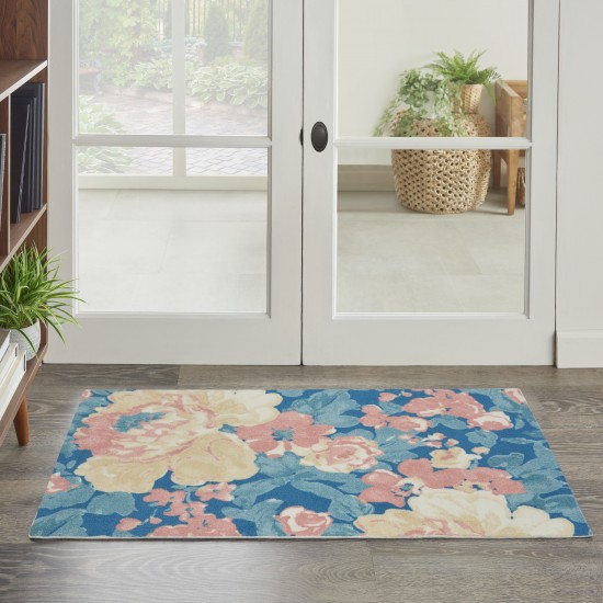 Waverly Sun N' Shade SND85 Area Rug, Blue, 2'3" x 3'9"