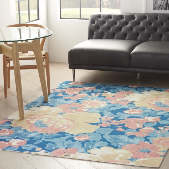 Waverly Sun N' Shade SND85 Area Rug, Blue, 5'3" x 7'5"