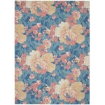Waverly Sun N' Shade SND85 Area Rug, Blue, 7'9" x 10'10"