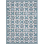 Waverly Sun N' Shade SND90 Area Rug, Blue, 10' x 13'