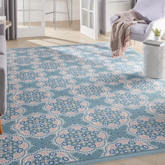 Waverly Sun N' Shade SND90 Area Rug, Blue, 10' x 13'