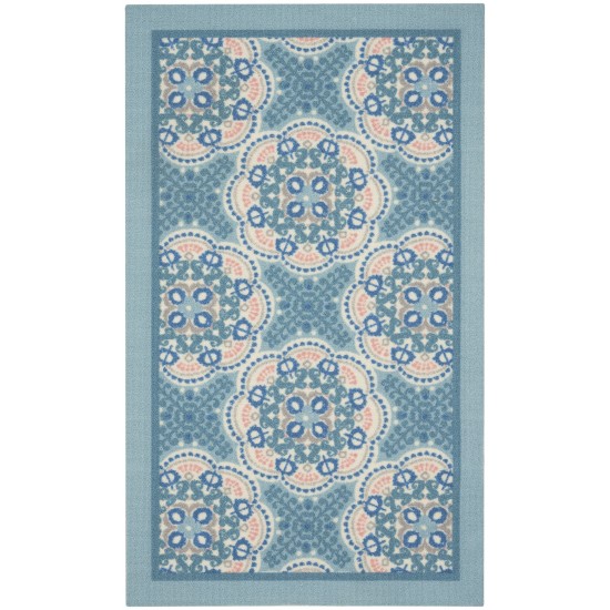 Waverly Sun N' Shade SND90 Area Rug, Blue, 2'3" x 3'9"