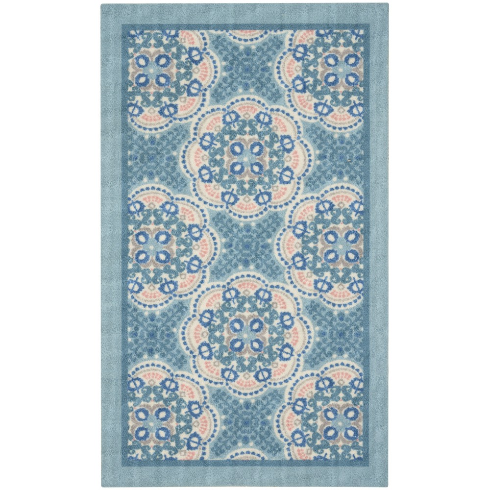 Waverly Sun N' Shade SND90 Area Rug, Blue, 2'3" x 3'9"