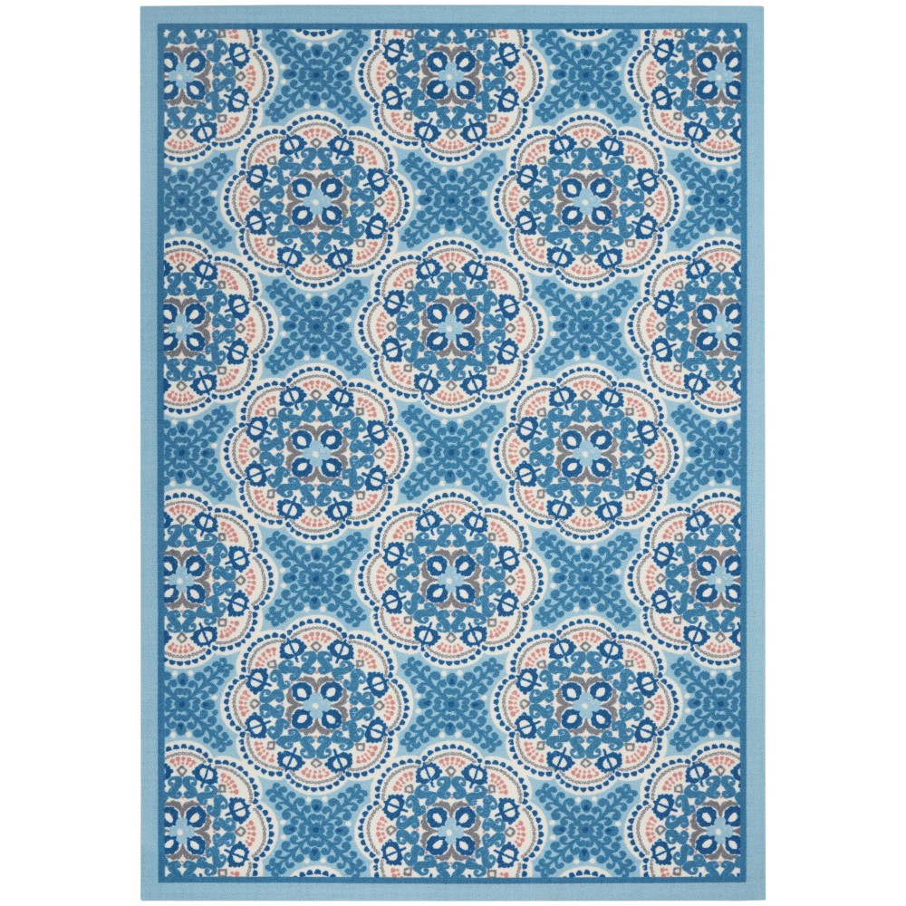 Waverly Sun N' Shade SND90 Area Rug, Blue, 4'3" x 6'3"