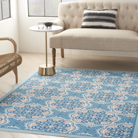 Waverly Sun N' Shade SND90 Area Rug, Blue, 4'3" x 6'3"