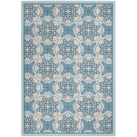 Waverly Sun N' Shade SND90 Area Rug, Blue, 5'3" x 7'5"