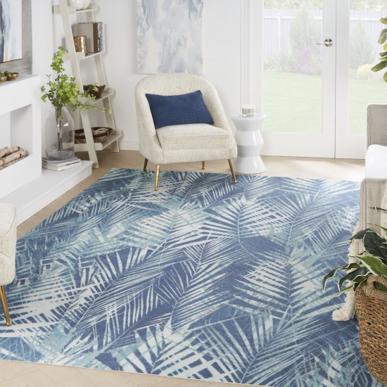 Waverly Sun N' Shade SND91 Area Rug, Navy, 10' x 13'