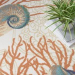 Waverly Sun N' Shade SND92 Area Rug, Ivory/Multicolor, 7'9" x 10'10"