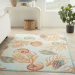 Waverly Sun N' Shade SND92 Area Rug, Light Blue, 5'3" x 7'5"