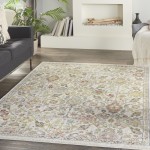 Nourison Soraya SOR03 Area Rug, Ivory/Multicolor, 3'11" x 5'11"