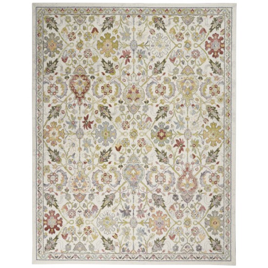 Nourison Soraya SOR03 Area Rug, Ivory/Multicolor, 9' x 12'