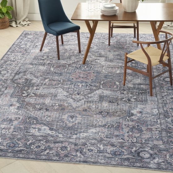 Nicole Curtis Series 1 SR101 Area Rug, Grey, 7'10" x 9'10"