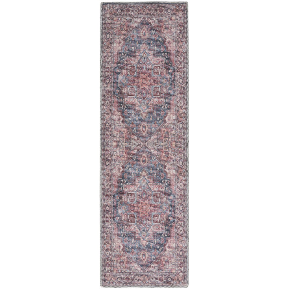 Nicole Curtis Series 1 SR101 Runner Rug, Multicolor, 2' x 6'