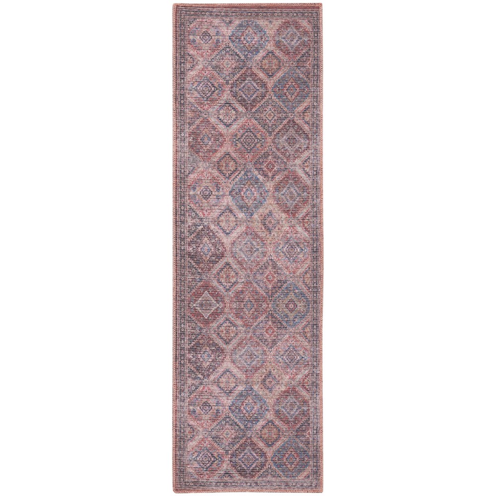 Nicole Curtis Series 1 SR103 Runner Rug, Multicolor, 2' x 6'